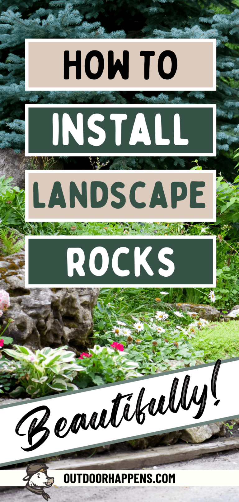 How to Install Landscape Rock for Backyard Decor and Rock Gardens ...