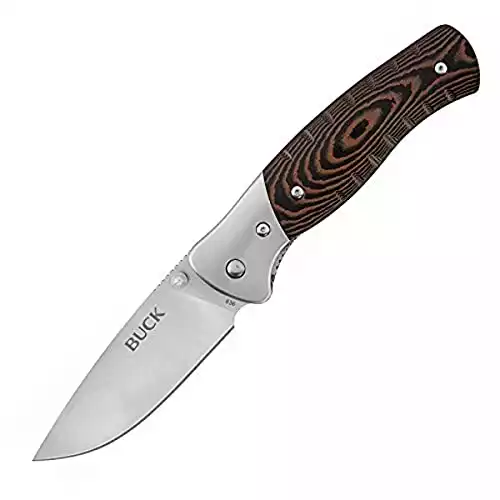 Buck Knives 836 Folding Selkirk Survival Knife with Fire Striker and Sheath