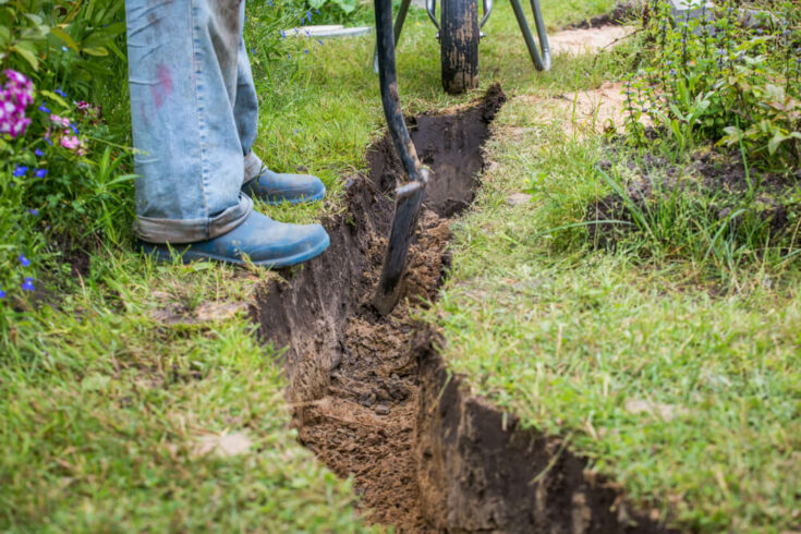 How to Dig a Trench for Drainage In 5 Easy Steps! [No More Muddy Yards