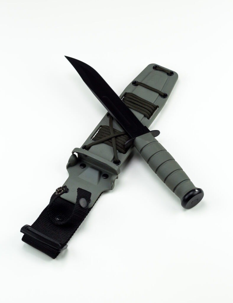 military combat knife cross pattern ka-bar no logo wide cropka-Bar Knife KaBar brand owned by Alcas Corporation