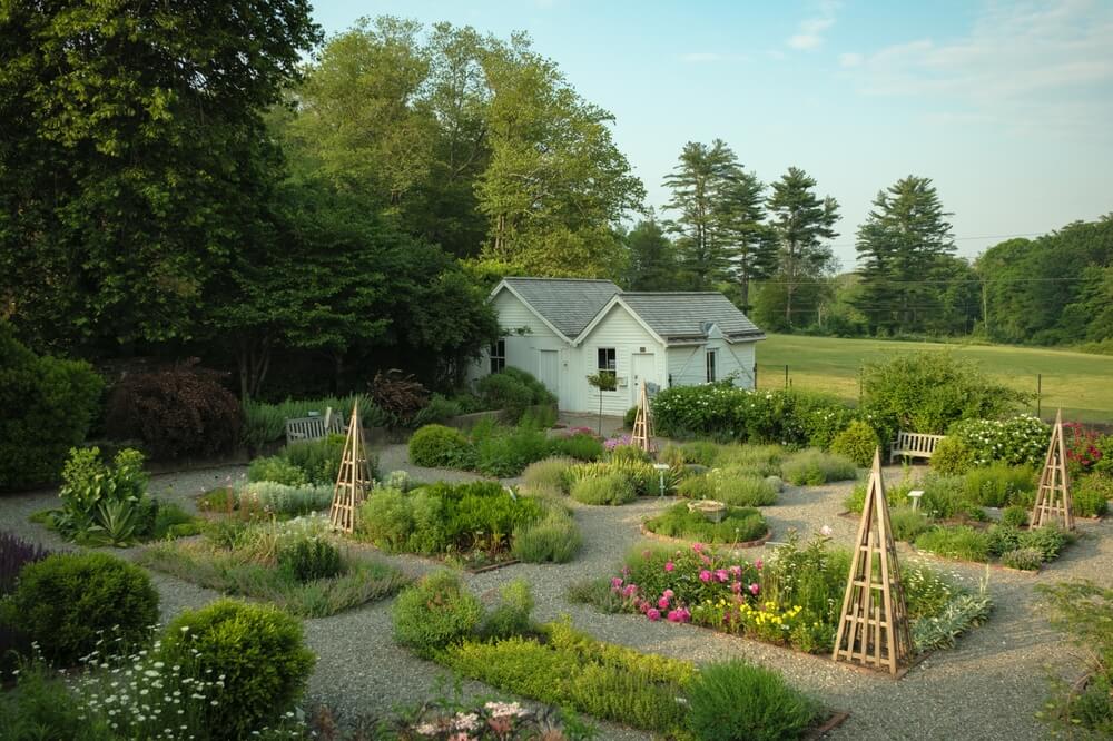 A gorgeous homestead with epic garden in New York state.